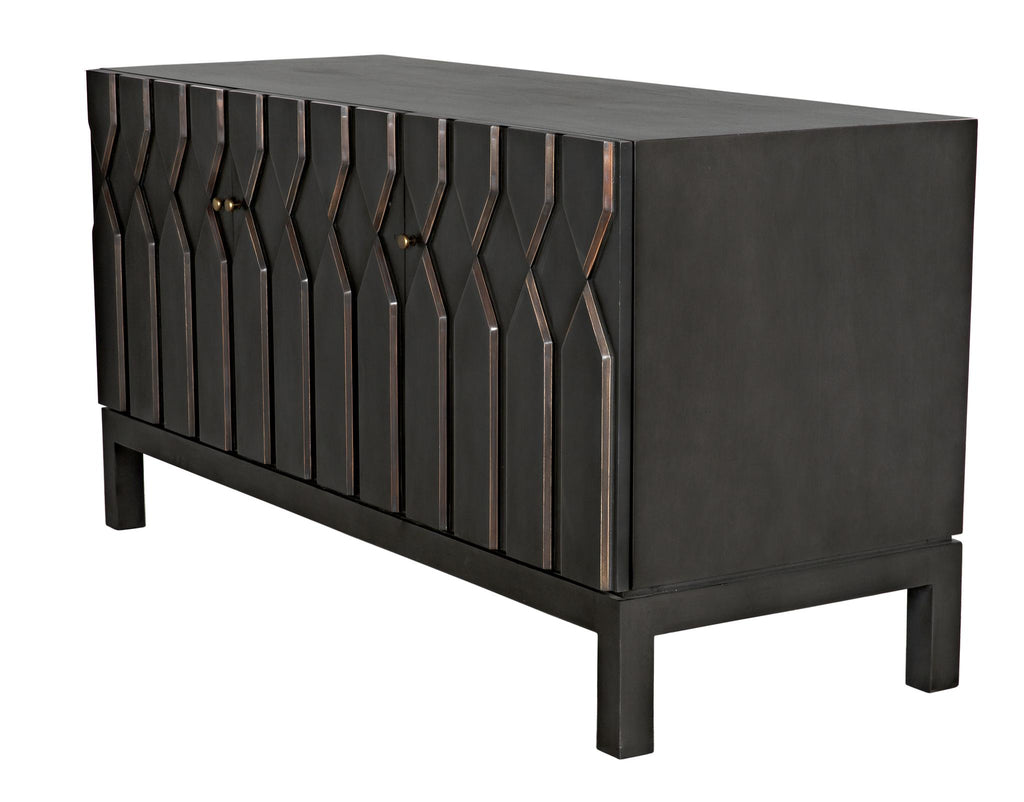 NOIR Anubis Sideboard Pale Rubbed