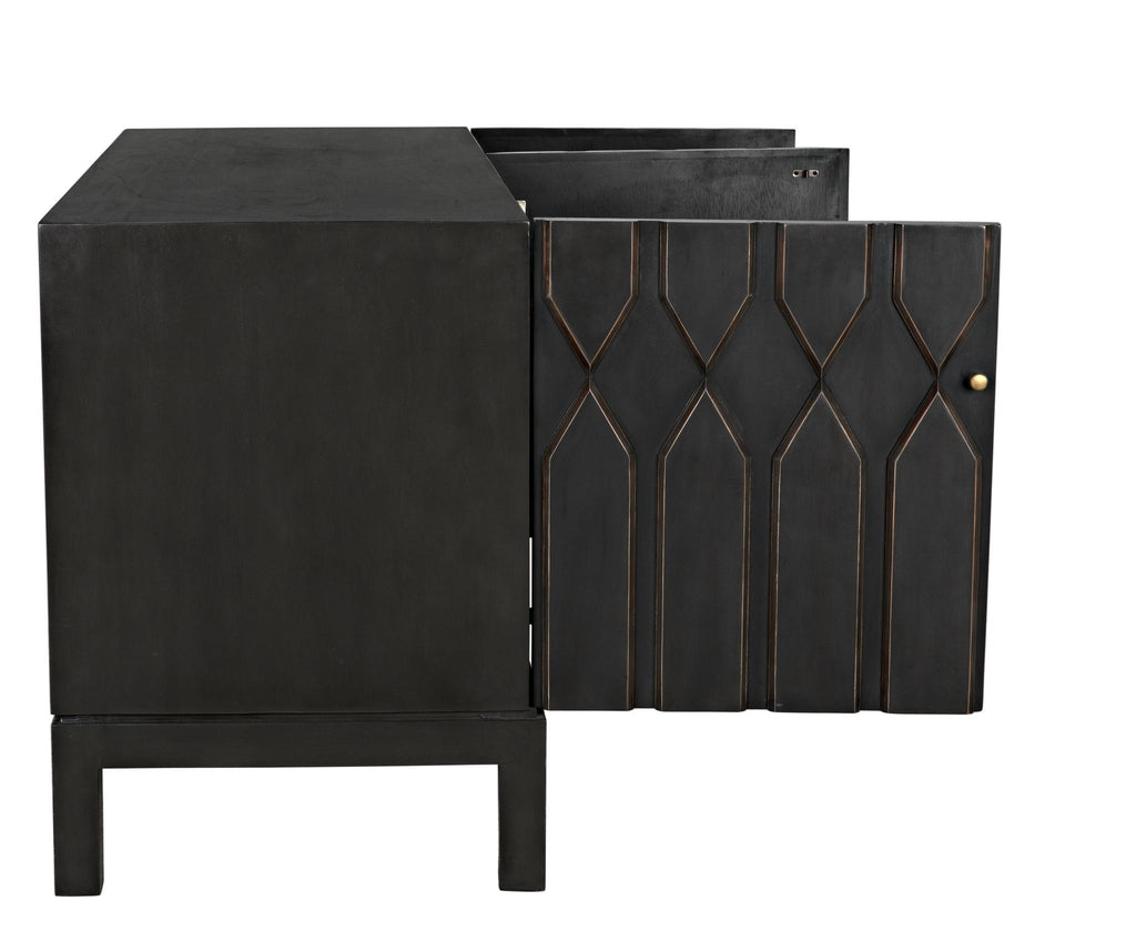 NOIR Anubis Sideboard Pale Rubbed