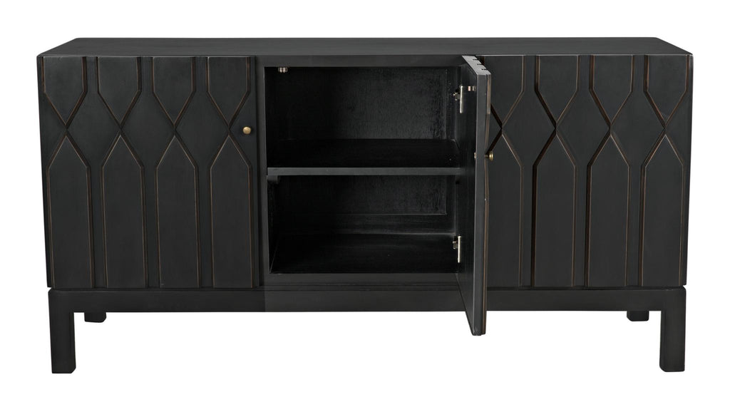 NOIR Anubis Sideboard Pale Rubbed