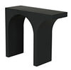 Noir Maximus Console/Side Table Black Steel