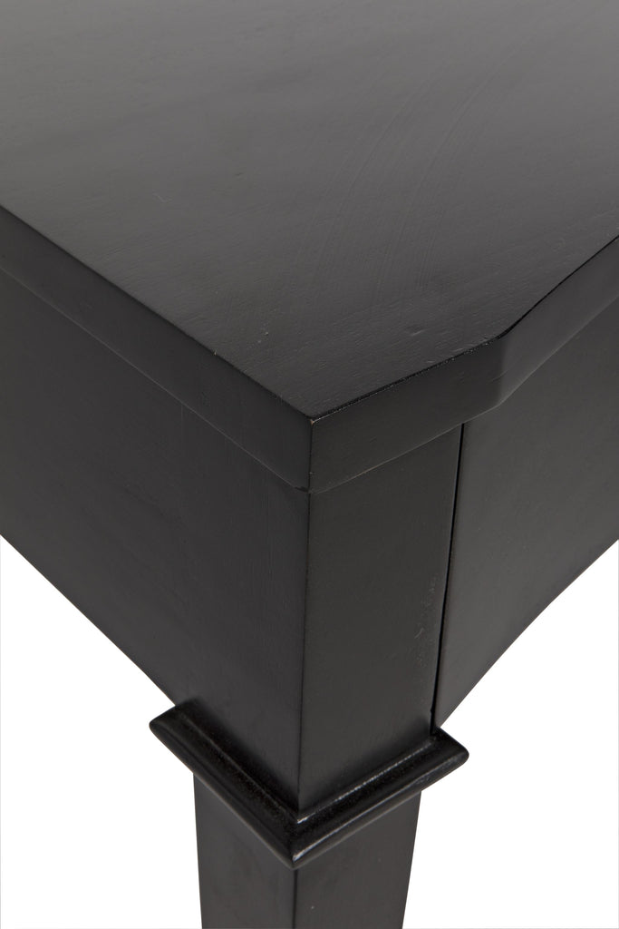 NOIR Curba Desk Hand Rubbed Black