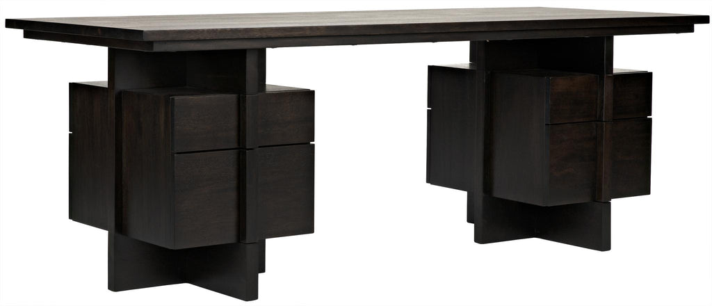 NOIR Bridge Desk Ebony Walnut