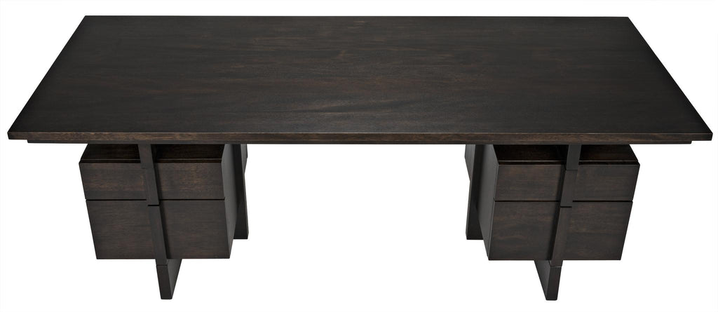 NOIR Bridge Desk Ebony Walnut