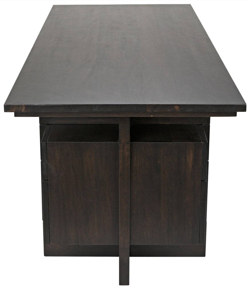 NOIR Bridge Desk Ebony Walnut