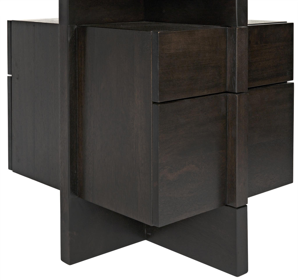 NOIR Bridge Desk Ebony Walnut