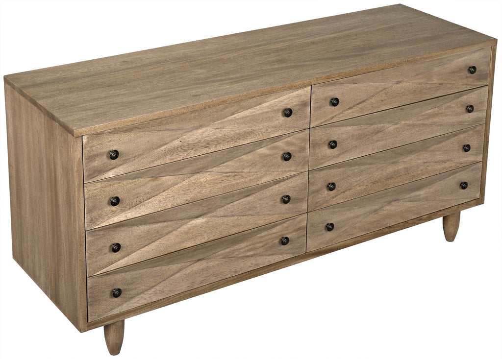 NOIR Diamond Double Chest Washed Walnut