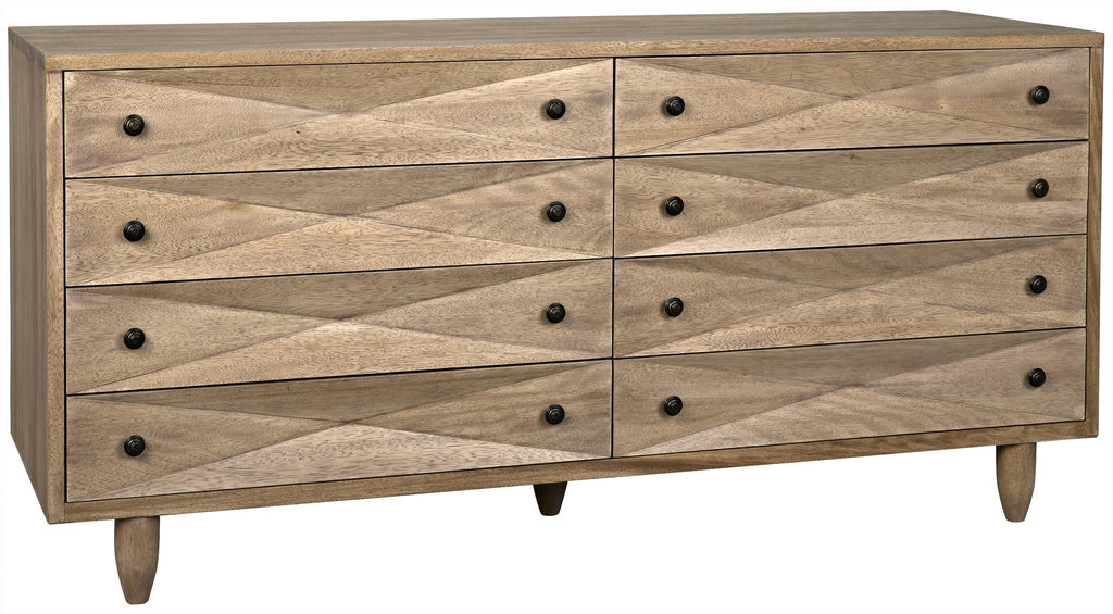 NOIR Diamond Double Chest Washed Walnut