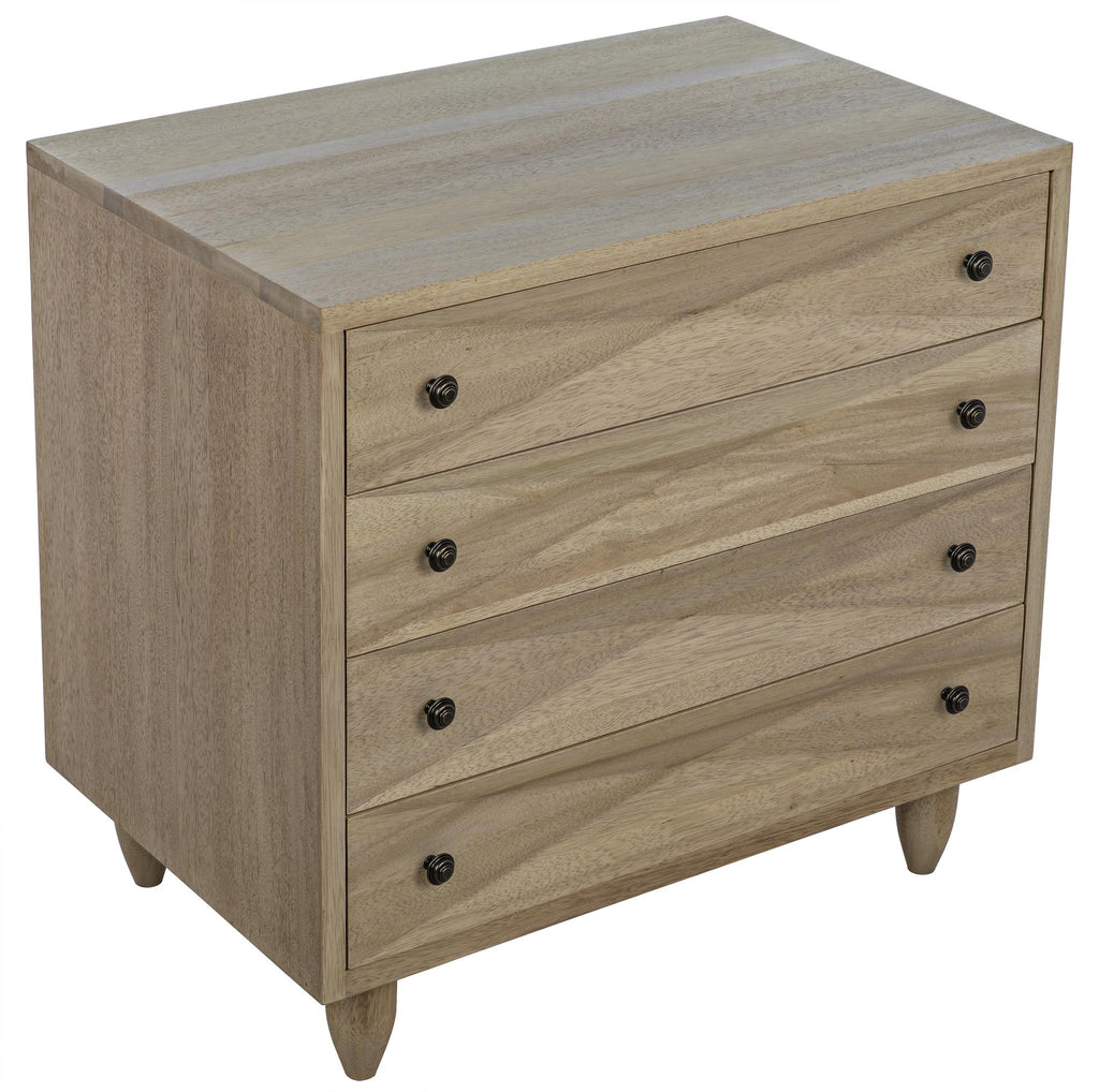 NOIR Diamond Chest Washed Walnut