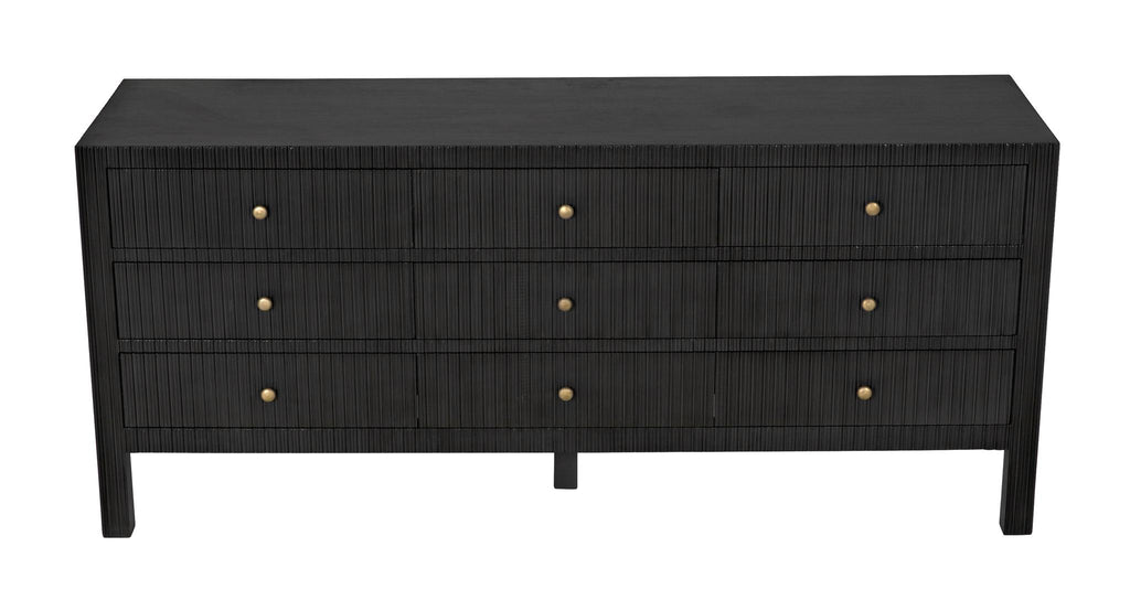 NOIR Conrad 9 Drawer Dresser Pale