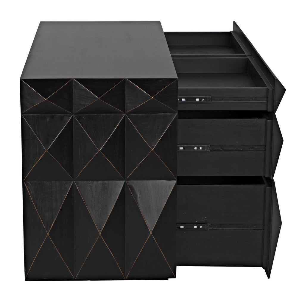 NOIR Allegra Dresser Hand Rubbed Black