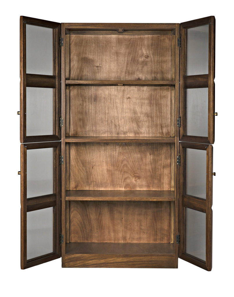 NOIR Collins Hutch Dark Walnut