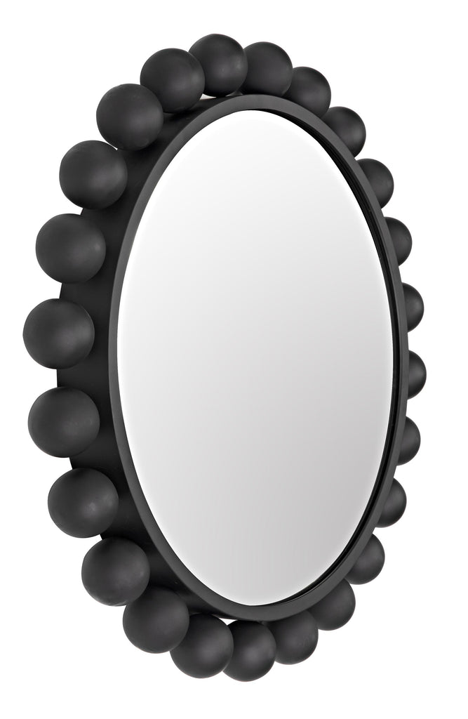 NOIR Cooper Mirror Black Steel