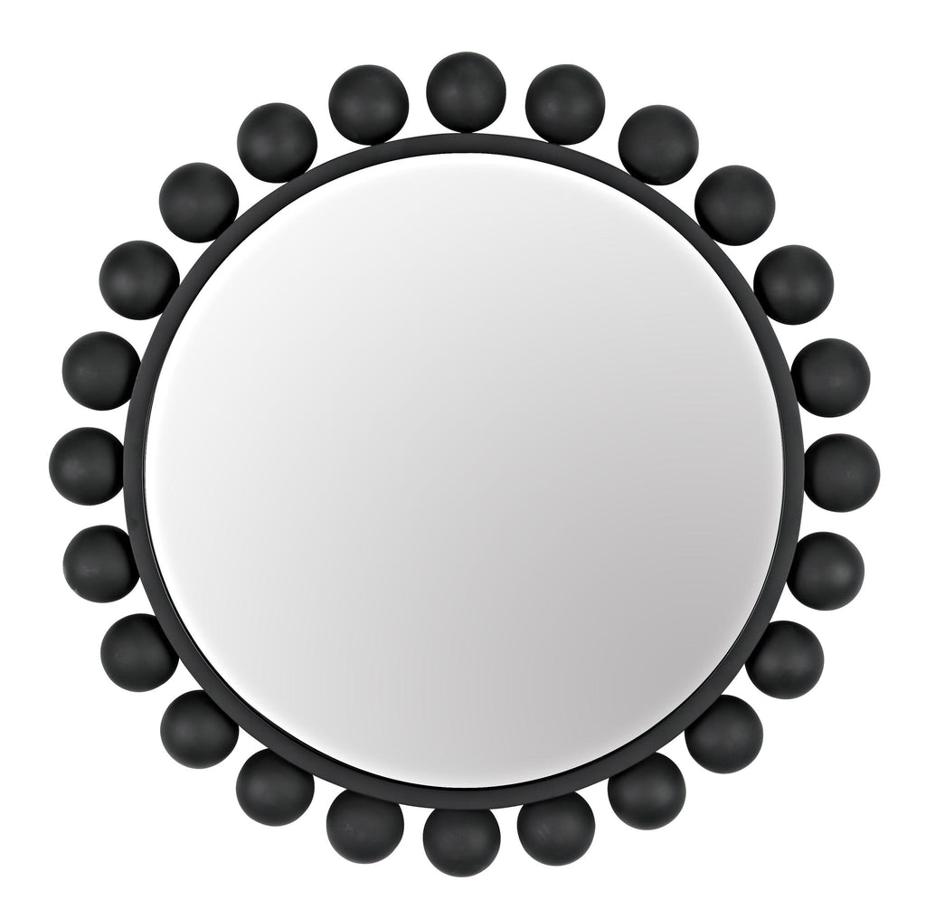 NOIR Cooper Mirror Black Steel