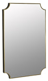 Noir Convexed Mirror Steel Antique Brass