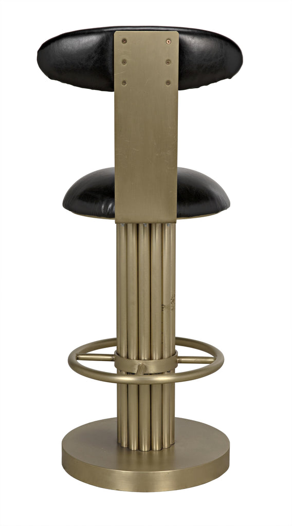 NOIR Sedes Counter Stool Steel with Brass Finish