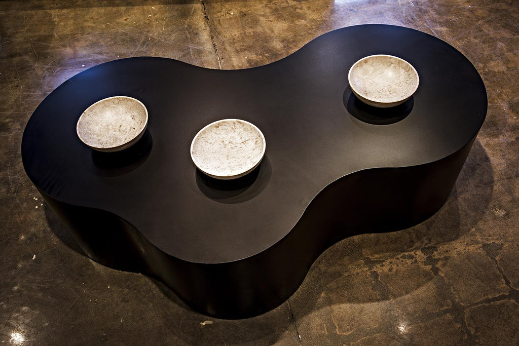 NOIR Island Coffee Table Black Steel