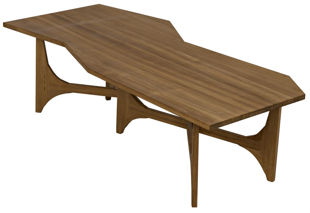 NOIR Fenton Coffee Table Gold Teak