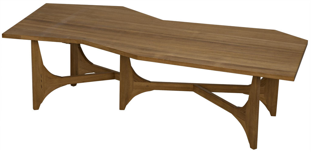 NOIR Fenton Coffee Table Gold Teak