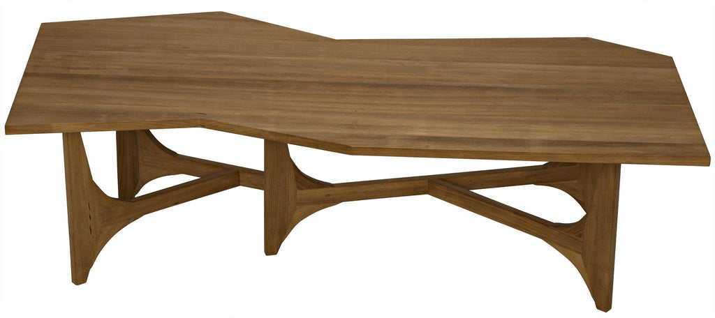 NOIR Fenton Coffee Table Gold Teak