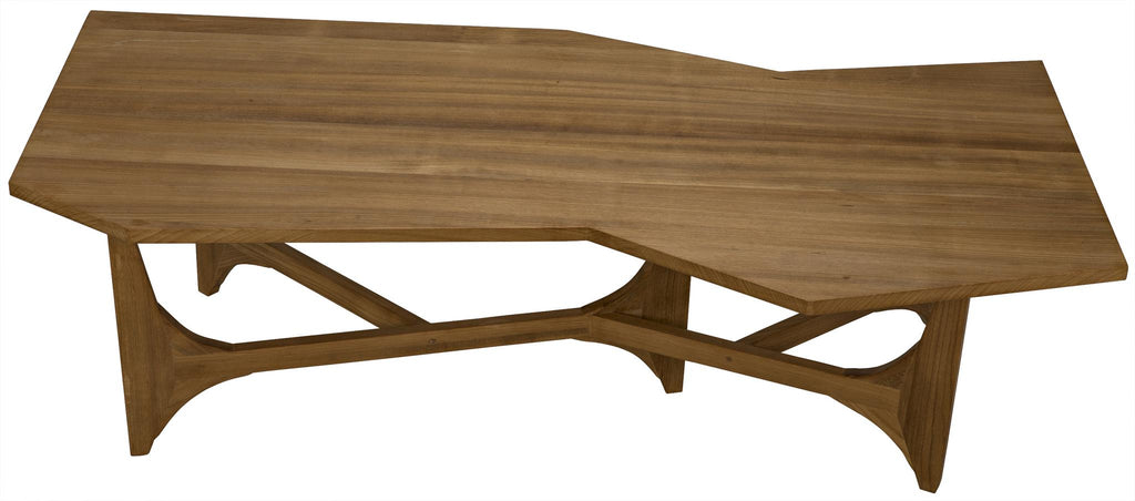 NOIR Fenton Coffee Table Gold Teak