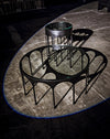 Noir Achille Coffee Table Black Steel