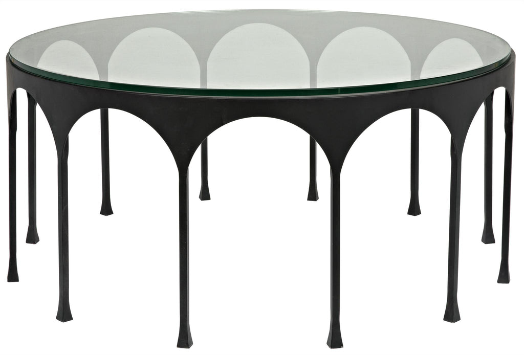 NOIR Achille Coffee Table Black Steel