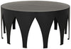 Noir Morocco Coffee Table Black Steel