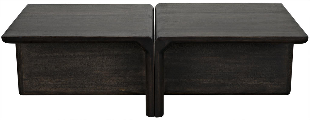 NOIR Hagen Coffee Table Ebony Walnut