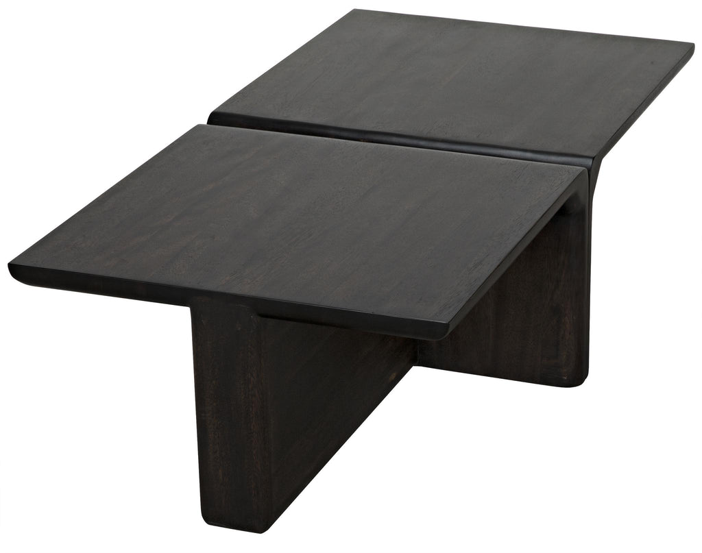 NOIR Hagen Coffee Table Ebony Walnut