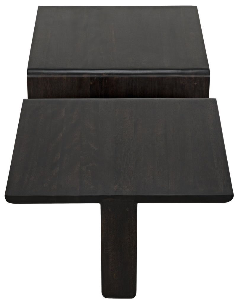 NOIR Hagen Coffee Table Ebony Walnut