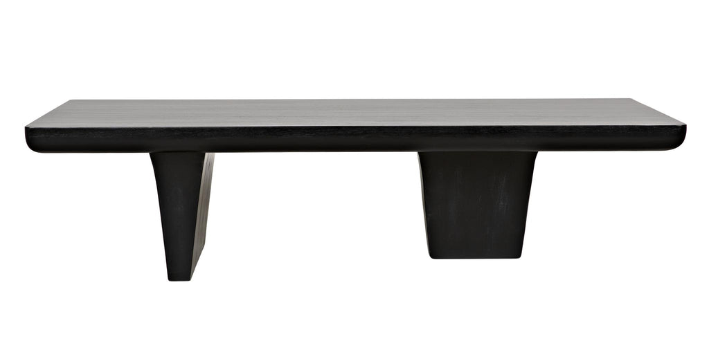 NOIR Ward Coffee Table Hand Rubbed Black