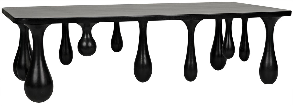 NOIR Drop Coffee Table Hand Rubbed Black