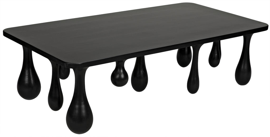 NOIR Drop Coffee Table Hand Rubbed Black