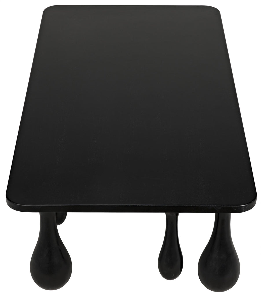 NOIR Drop Coffee Table Hand Rubbed Black