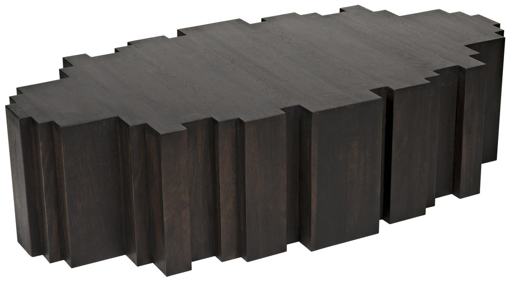 NOIR Royce Coffee Table Ebony Walnut