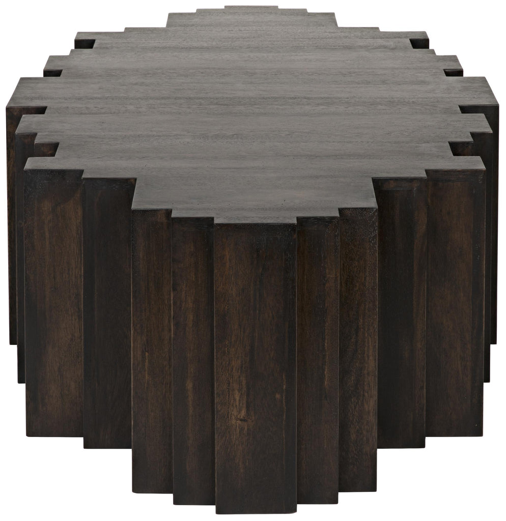 NOIR Royce Coffee Table Ebony Walnut