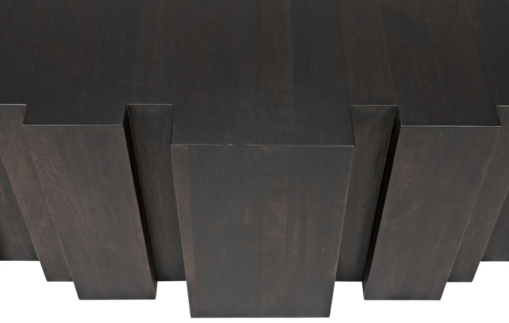 NOIR Royce Coffee Table Ebony Walnut