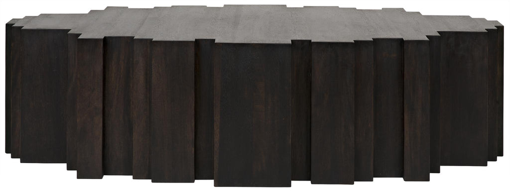 NOIR Royce Coffee Table Ebony Walnut