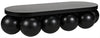 Noir Lambreta Coffee Table Black Steel