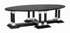 Noir Desoto Coffee Table Hand Rubbed Black And Solid White