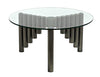 Noir Organum Coffee Table Gun Metal Finish