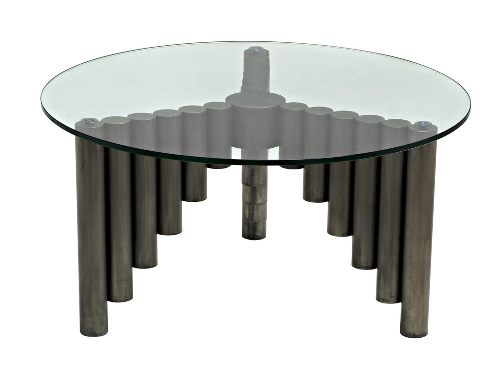 NOIR Organum Coffee Table Gun Metal Finish