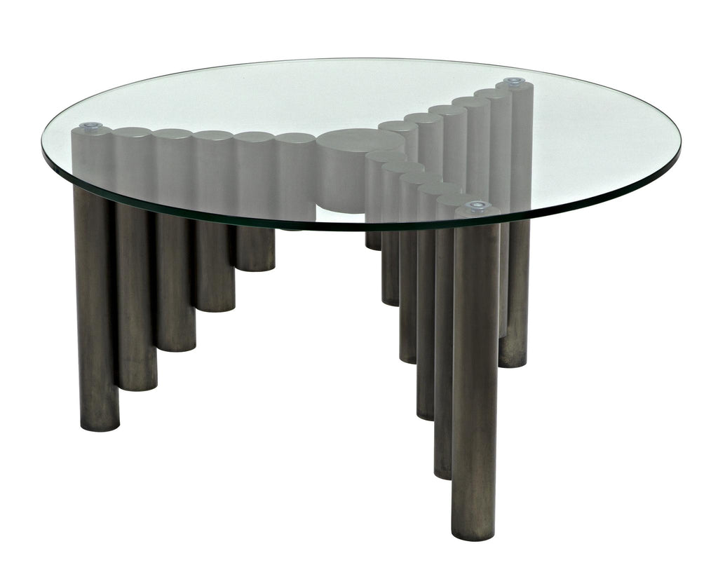 NOIR Organum Coffee Table Gun Metal Finish