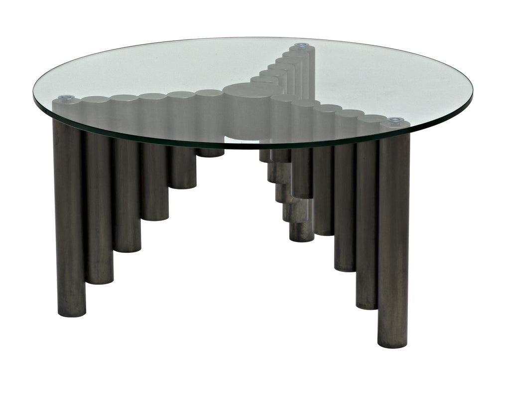 NOIR Organum Coffee Table Gun Metal Finish