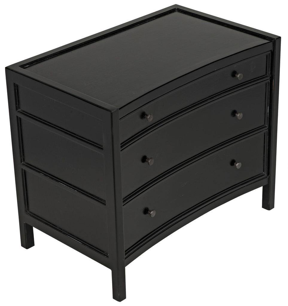 NOIR Hampton Side Table Hand Rubbed Black