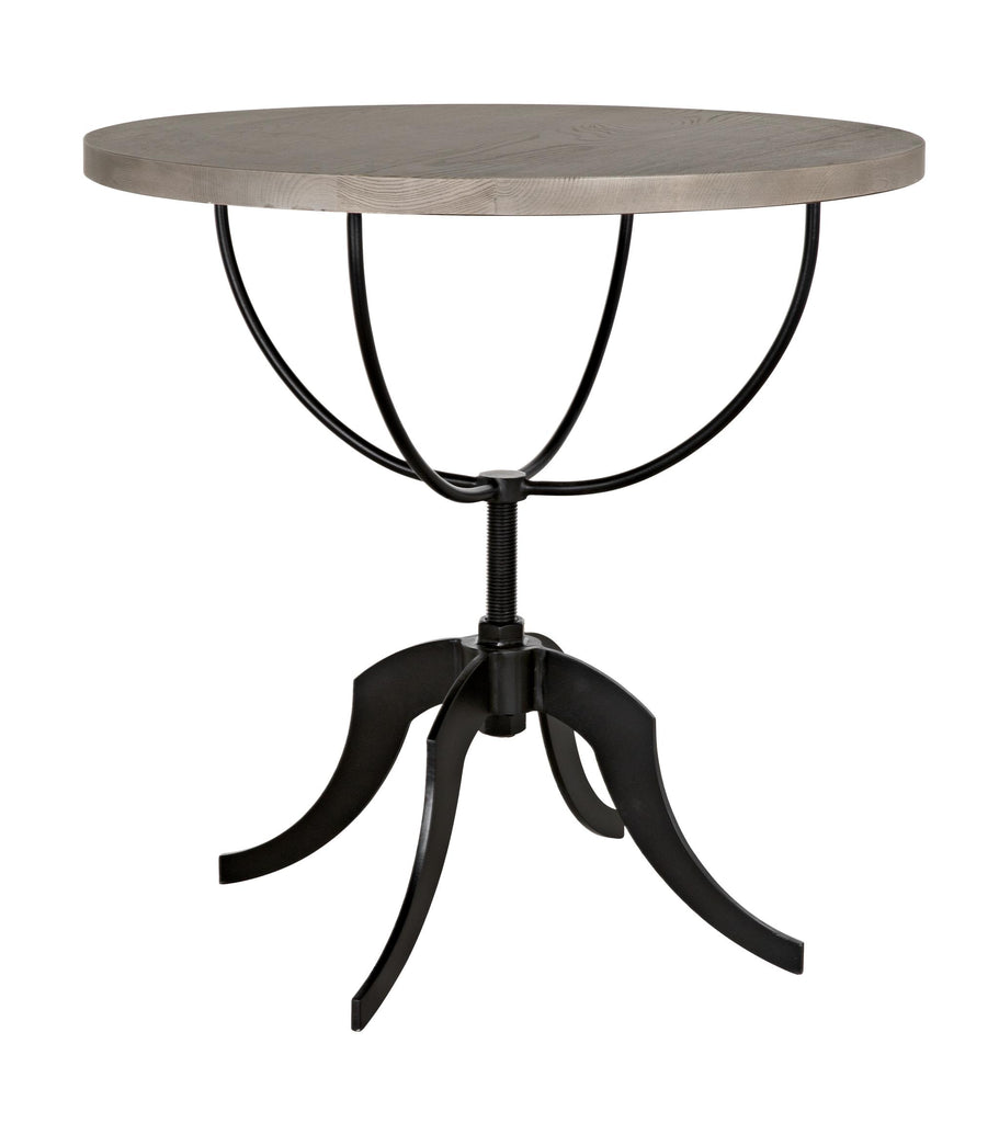 NOIR Wine Table with Adjustable Base