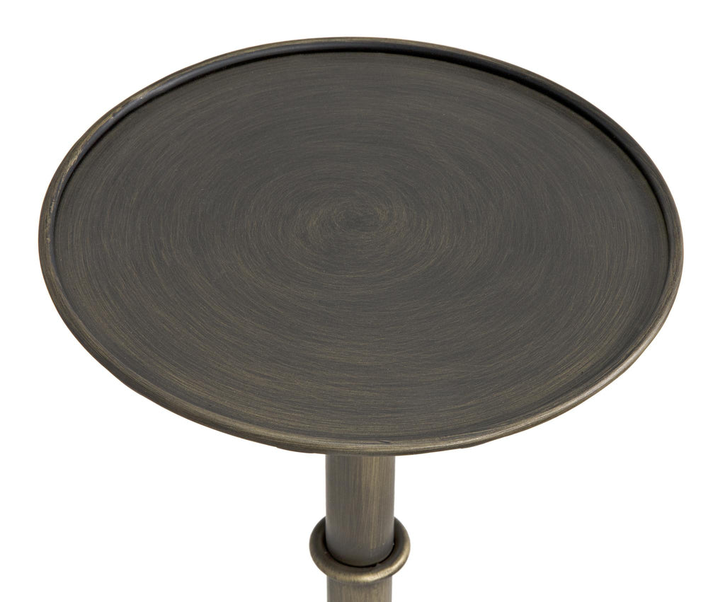 NOIR Tini Side Table Metal with Aged Brass Finish