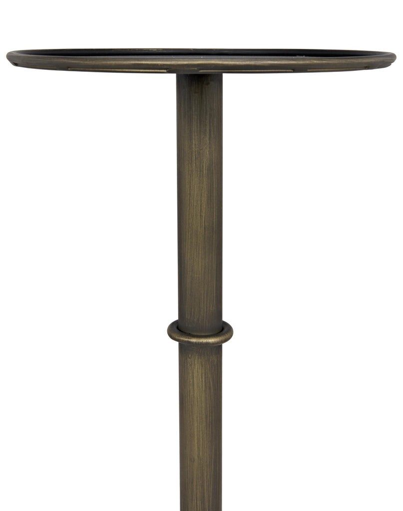 NOIR Tini Side Table Metal with Aged Brass Finish