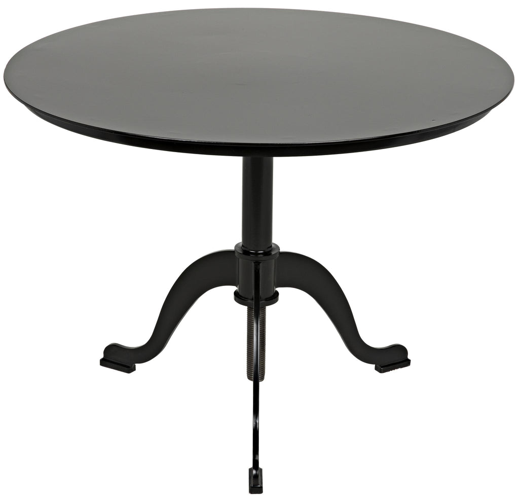 NOIR Kaldera Side Table Black Steel