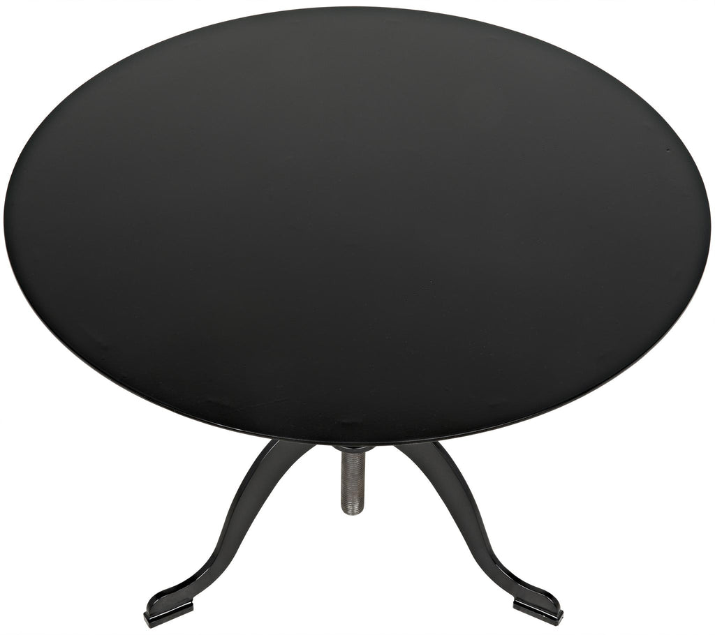 NOIR Kaldera Side Table Black Steel